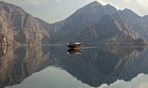 A dhow passes the Musandam peninsula (Photo: Gunter Fischer / Getty)