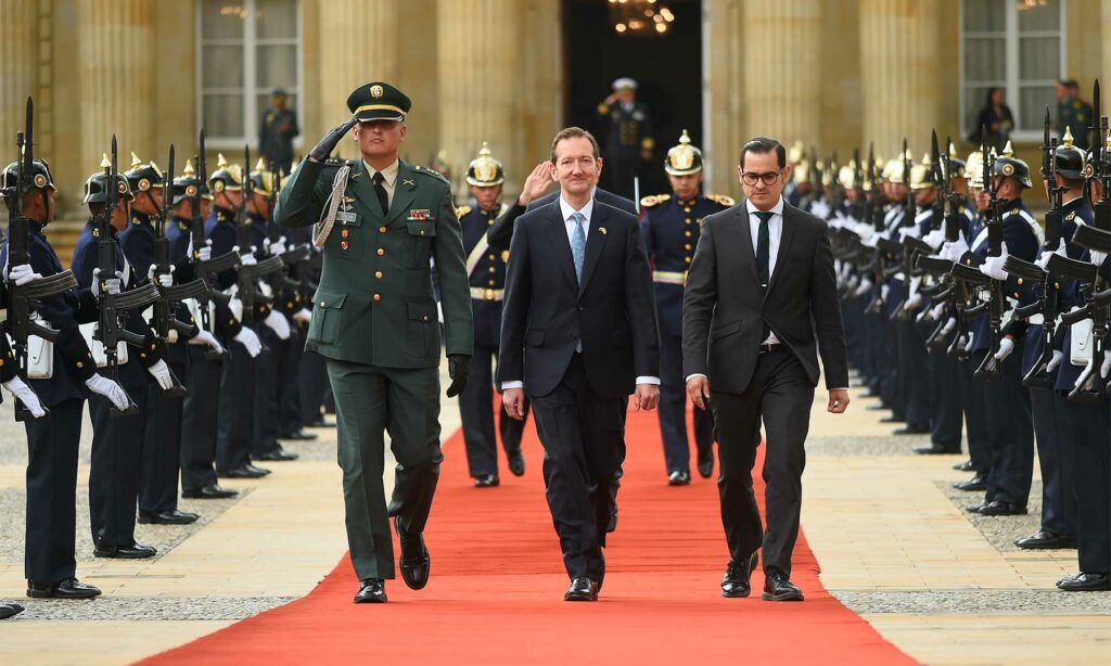 UK ambassador to Colombia, Colin Martin-Reynolds, Bogotá, 19 September 2019. (Photo: Colombian government)