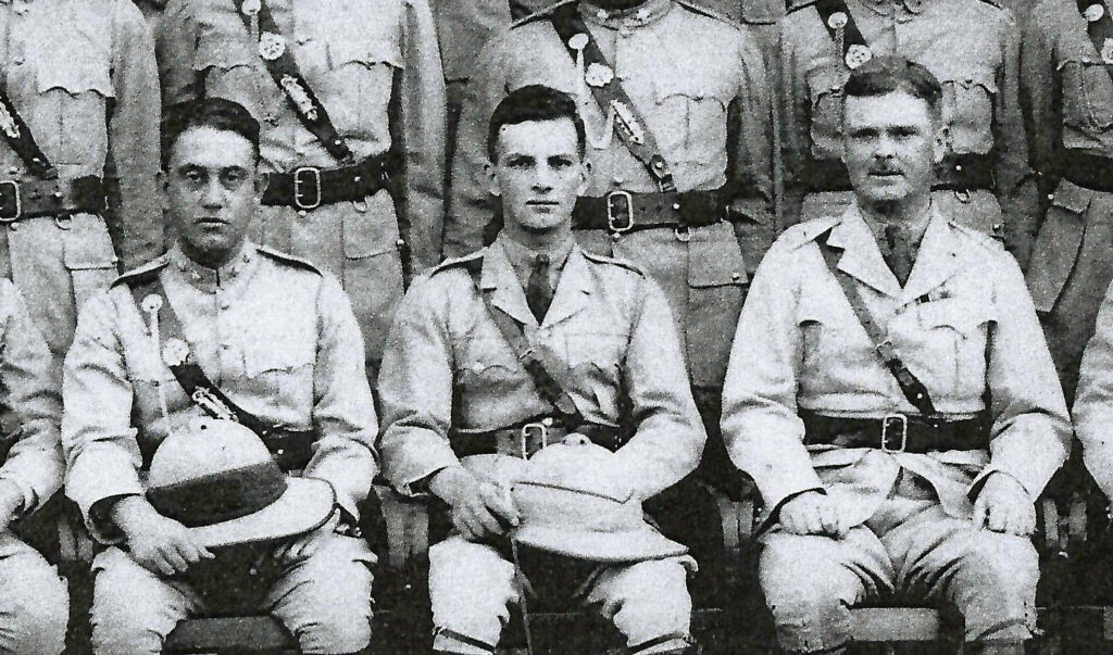 Jack Morton (centre) was a colonial police chief in India (Photo: Morton’s papers)