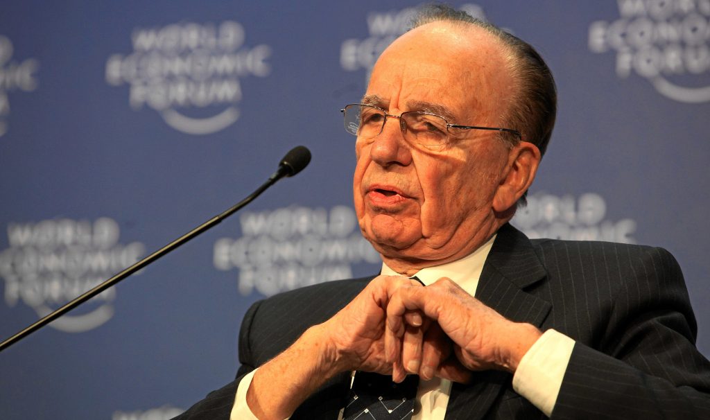 Australian tycoon Rupert Murdoch holds a significant stake in UK media. (Photo: Monika Flueckiger / WEF)